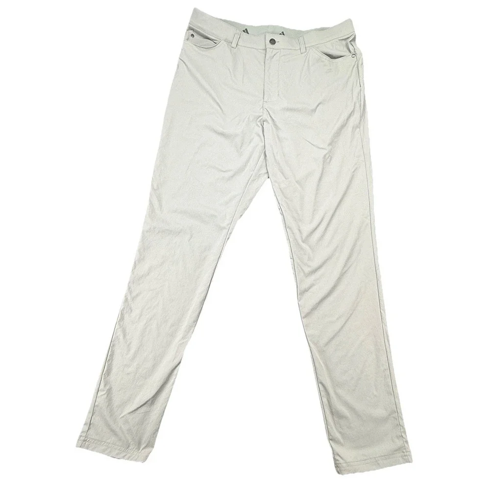 Adidas Ultimate 365 Tapered Golf Pants 36X32 Men's Gray Woven Stretch ADVR0856‎
